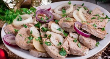 Холодная закуска к столу с вареным мясом рецепт