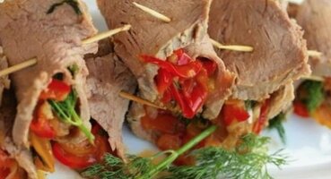 Холодная закуска с жареным мясом рецепт