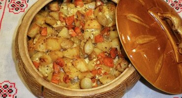 Жаркое с картошкой в духовке рецепт